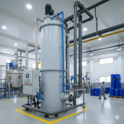 99.9% HCl Fume Removal for Pharmaceutical Plant in Chennai - NAPCEN Case Study